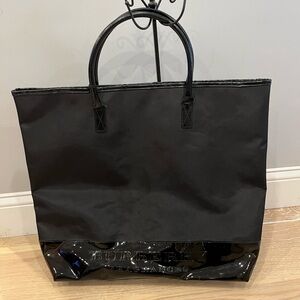 Burberry Black Patent Tote Fragrance Shopper Bag